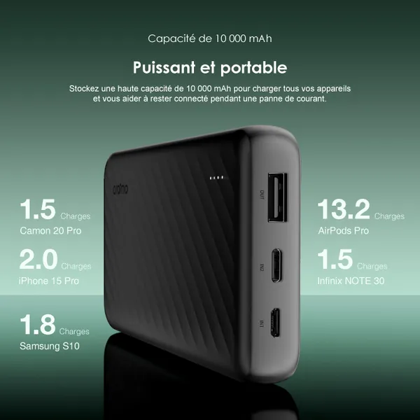 Slice Link Banque d'alimentation power bank 10000mAh 12W image 4