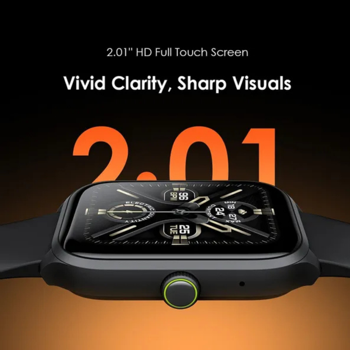 oraimo Watch 5 Lite 2.01 HD IP68 Smart Watch image 10