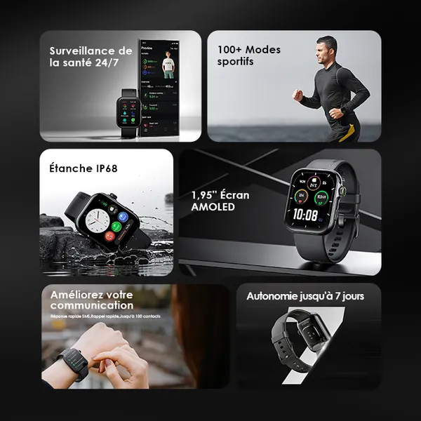 Watch ES 2 Montre intelligente AMOLED IP68 1,95″ image 2