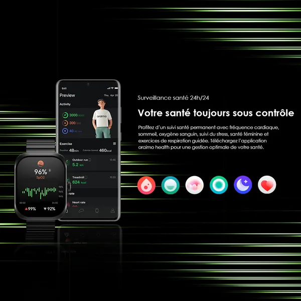 Watch Nova N 2.5D Curved Glass Smart Watch image 4