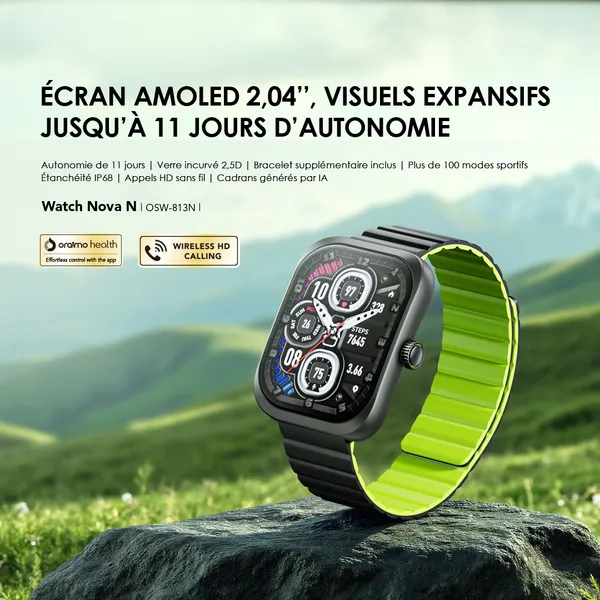 Watch Nova N 2.5D Curved Glass Smart Watch image 1