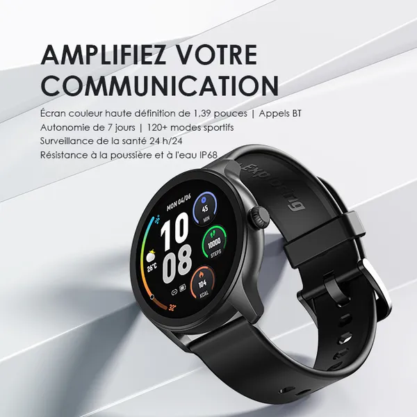 Watch 2R Montre intelligente TFT IP68 de 1,39 pouces image 1