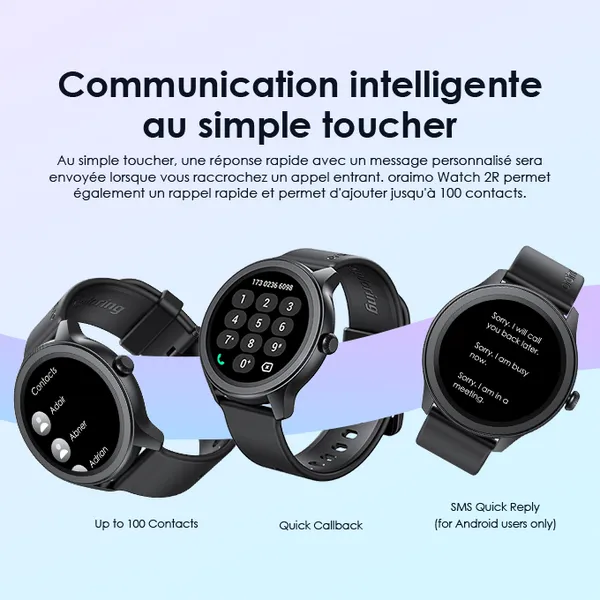Watch 2R Montre intelligente TFT IP68 de 1,39 pouces image 6
