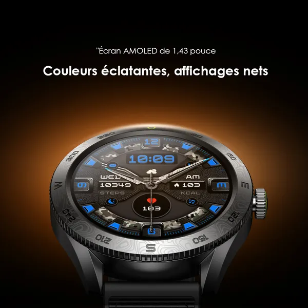 Watch Nova RN 1.43‘’ Amoled Rotating Bezel Control Smart Watch image 8
