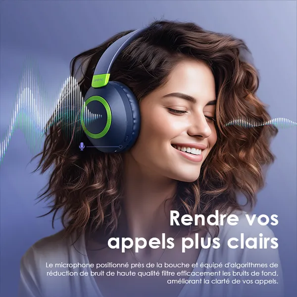 BoomPop2S Casque supra-auriculaires sans fil ENC image 6