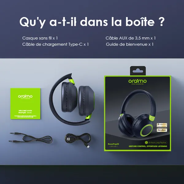 BoomPop2S Casque supra-auriculaires sans fil ENC image 11